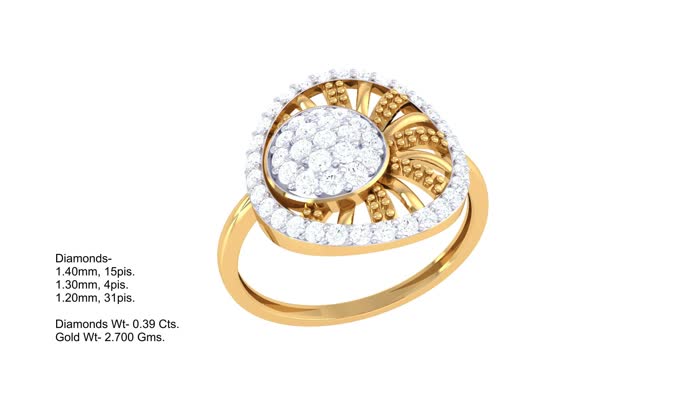 LR90072- Jewelry CAD Design -Rings, Fancy Collection, Light Weight Collection