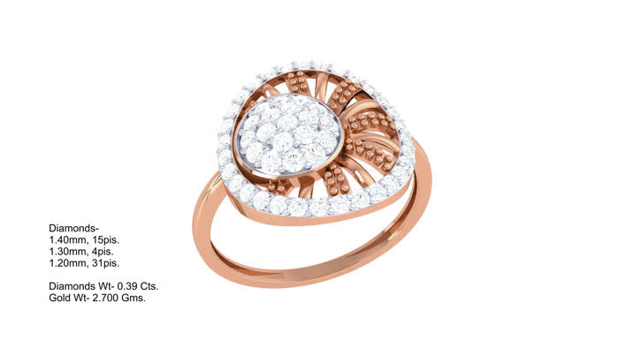 LR90072- Jewelry CAD Design -Rings, Fancy Collection, Light Weight Collection