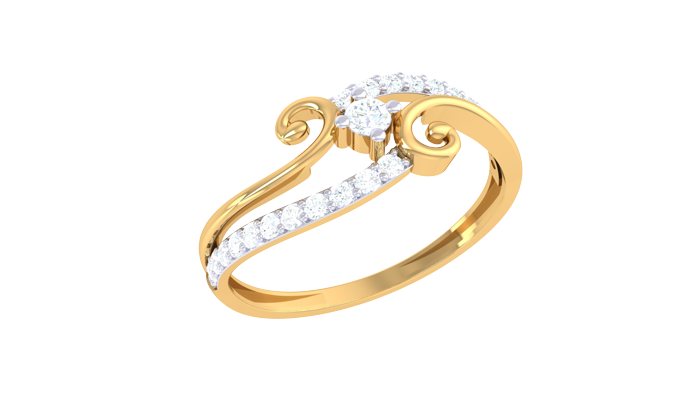LR90073- Jewelry CAD Design -Rings, Fancy Collection, Light Weight Collection