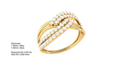 LR90075- Jewelry CAD Design -Rings, Fancy Collection, Light Weight Collection