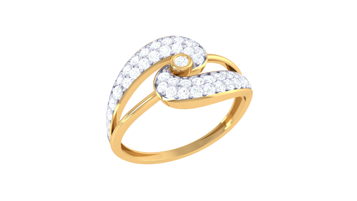 LR90077- Jewelry CAD Design -Rings, Fancy Collection, Light Weight Collection