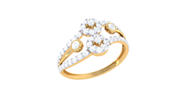 LR90078- Jewelry CAD Design -Rings, Fancy Collection, Light Weight Collection