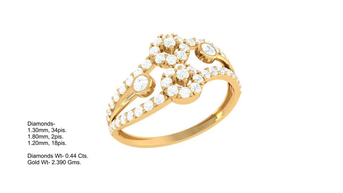 LR90078- Jewelry CAD Design -Rings, Fancy Collection, Light Weight Collection