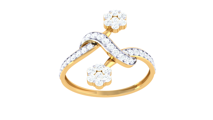 LR90085- Jewelry CAD Design -Rings, Fancy Collection, Light Weight Collection