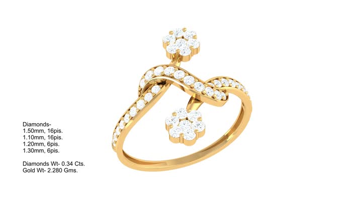 LR90085- Jewelry CAD Design -Rings, Fancy Collection, Light Weight Collection
