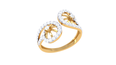 LR90087- Jewelry CAD Design -Rings, Fancy Collection, Light Weight Collection