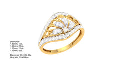 LR90425- Jewelry CAD Design -Rings, Fancy Collection, Light Weight Collection