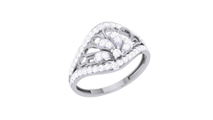 LR90425- Jewelry CAD Design -Rings, Fancy Collection, Light Weight Collection