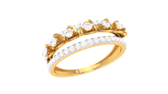 LR90448- Jewelry CAD Design -Rings, Fancy Collection, Light Weight Collection