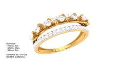 LR90448- Jewelry CAD Design -Rings, Fancy Collection, Light Weight Collection