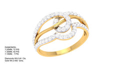 LR90458- Jewelry CAD Design -Rings, Fancy Collection, Light Weight Collection