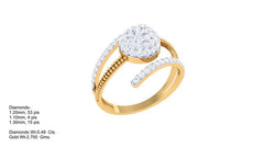 LR90478- Jewelry CAD Design -Rings, Fancy Collection, Light Weight Collection