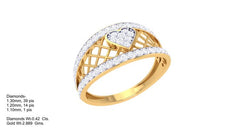 LR90481- Jewelry CAD Design -Rings, Fancy Collection, Light Weight Collection