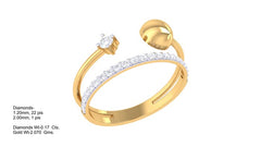 LR90488- Jewelry CAD Design -Rings, Fancy Collection, Light Weight Collection