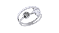 LR90496- Jewelry CAD Design -Rings, Fancy Collection, Light Weight Collection