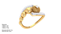 LR90513- Jewelry CAD Design -Rings, Fancy Collection, Light Weight Collection