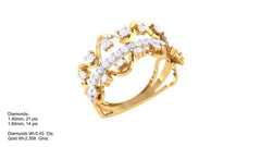 LR90517- Jewelry CAD Design -Rings, Fancy Collection, Light Weight Collection