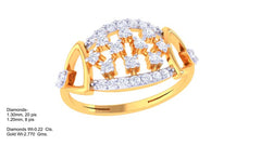 LR90568- Jewelry CAD Design -Rings, Fancy Collection, Light Weight Collection