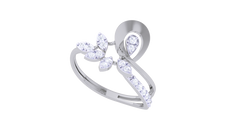 LR90592- Jewelry CAD Design -Rings, Fancy Collection, Light Weight Collection