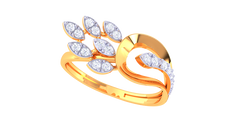 LR90597- Jewelry CAD Design -Rings, Fancy Collection, Light Weight Collection