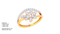 LR90606- Jewelry CAD Design -Rings, Fancy Collection, Light Weight Collection