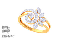 LR90607- Jewelry CAD Design -Rings, Fancy Collection, Light Weight Collection