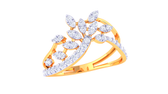 LR90612- Jewelry CAD Design -Rings, Fancy Collection, Light Weight Collection