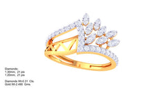 LR90614- Jewelry CAD Design -Rings, Fancy Collection, Light Weight Collection