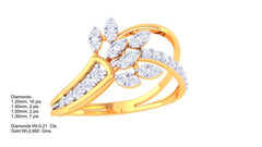 LR90616- Jewelry CAD Design -Rings, Fancy Collection, Light Weight Collection