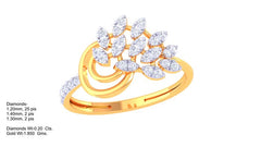 LR90618- Jewelry CAD Design -Rings, Fancy Collection, Light Weight Collection