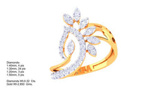 LR90633- Jewelry CAD Design -Rings, Fancy Collection, Light Weight Collection