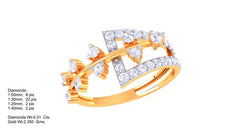 LR90637- Jewelry CAD Design -Rings, Fancy Collection, Light Weight Collection