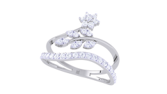 LR90642- Jewelry CAD Design -Rings, Fancy Collection, Light Weight Collection