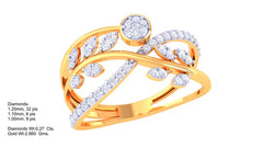 LR90643- Jewelry CAD Design -Rings, Fancy Collection, Light Weight Collection