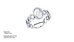 LR90663- Jewelry CAD Design -Rings, Fancy Collection, Light Weight Collection