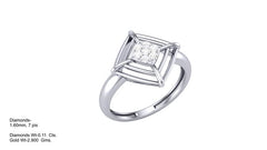 LR90664- Jewelry CAD Design -Rings, Fancy Collection, Light Weight Collection