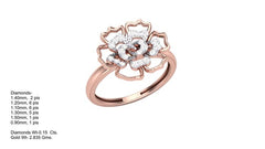 LR90665- Jewelry CAD Design -Rings, Fancy Collection, Light Weight Collection