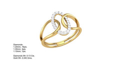 LR90691- Jewelry CAD Design -Rings, Fancy Collection, Light Weight Collection