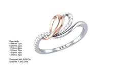 LR90698- Jewelry CAD Design -Rings, Fancy Collection, Light Weight Collection