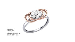 LR90711- Jewelry CAD Design -Rings, Fancy Collection, Light Weight Collection