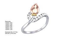 LR90713- Jewelry CAD Design -Rings, Fancy Collection, Light Weight Collection