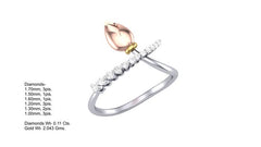 LR90714- Jewelry CAD Design -Rings, Fancy Collection, Light Weight Collection