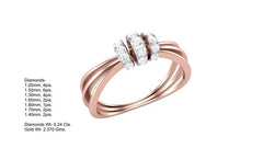 LR90716- Jewelry CAD Design -Rings, Fancy Collection, Light Weight Collection