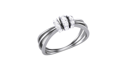 LR90716- Jewelry CAD Design -Rings, Fancy Collection, Light Weight Collection