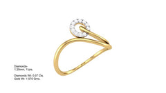 LR90717- Jewelry CAD Design -Rings, Fancy Collection, Light Weight Collection