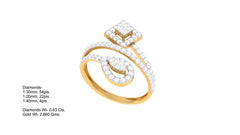 LR90724- Jewelry CAD Design -Rings, Fancy Collection, Light Weight Collection