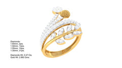 LR90751- Jewelry CAD Design -Rings, Fancy Collection, Light Weight Collection