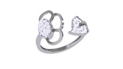 LR90967- Jewelry CAD Design -Rings, Fancy Collection, Light Weight Collection