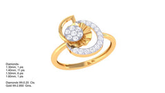 LR90970- Jewelry CAD Design -Rings, Fancy Collection, Light Weight Collection