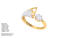 LR90997- Jewelry CAD Design -Rings, Fancy Collection, Light Weight Collection